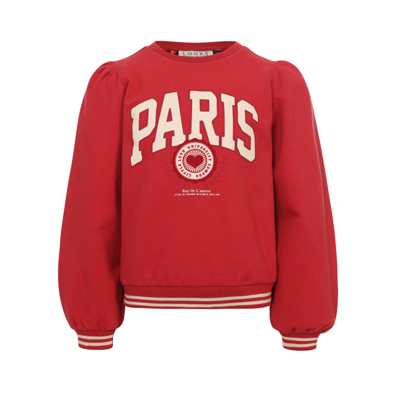 LOOXS Little sweater BRIGHT RED