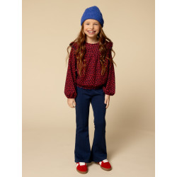 LOOXS Little crinckle top Red flower