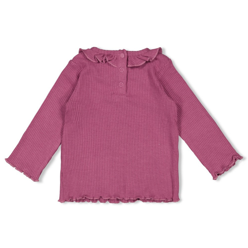 Feetje Longsleeve rib - Better Together Lila