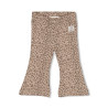 Feetje Flare broek AOP - Better Together Taupe melange