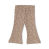 Feetje Flare broek AOP - Better Together Taupe melange