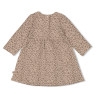 Feetje Jurk AOP - Better Together Taupe melange