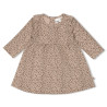 Feetje Jurk AOP - Better Together Taupe melange