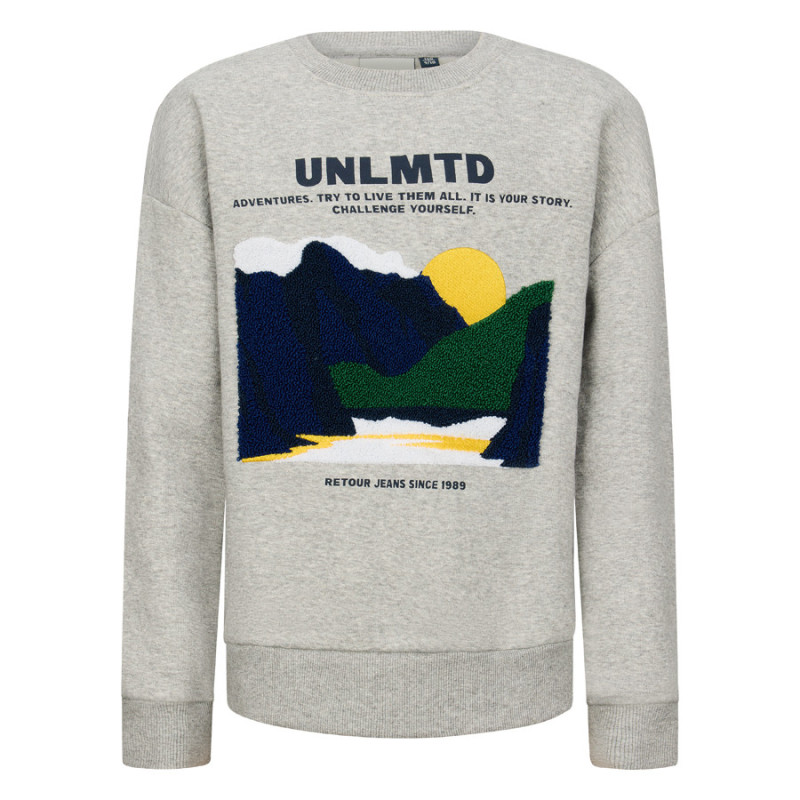 Retour Edo grey melange