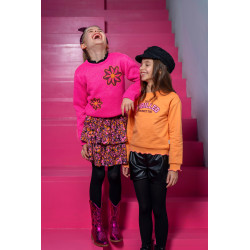 B.Nosy Khloe  knitted jacquard sweater Sugar plum