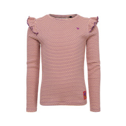 LOOXS Little striped longsleeve t-shirt check