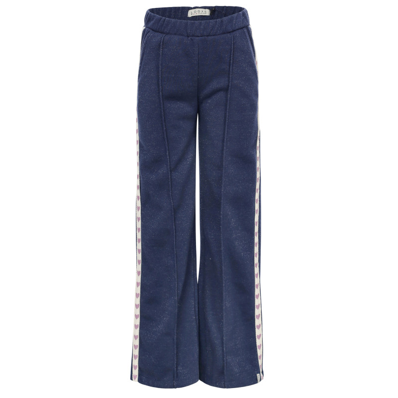 LOOXS Little lurex sweat pants Dark Blue