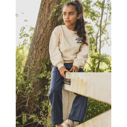 LOOXS Little lurex sweat pants Dark Blue