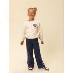 LOOXS Little lurex sweat pants Dark Blue