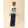 LOOXS Little lurex sweat pants Dark Blue