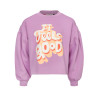 LOOXS Little printed sweater Lilac
