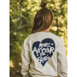 LOOXS Little printed sweater Milk