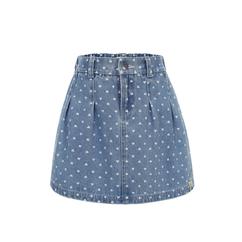 LOOXS Little heart denim skirt Denim Hearts