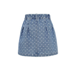 LOOXS Little heart denim skirt Denim Hearts