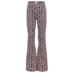 LOOXS Little jacquard pants Blue Leopard
