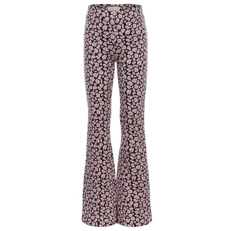 LOOXS Little jacquard pants Blue Leopard