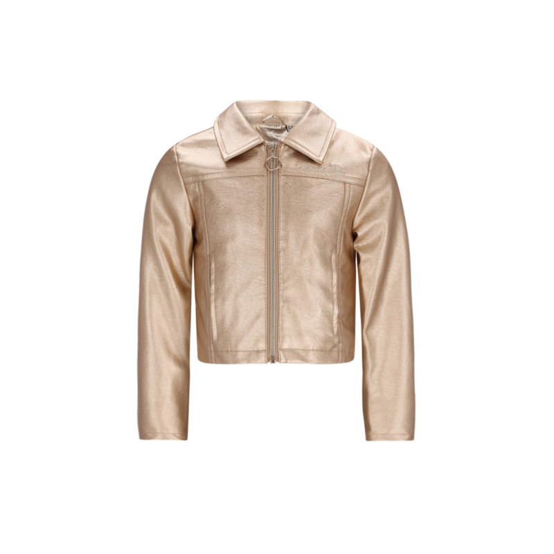 Like Flo Annemei Flo girls leather jacket Gold