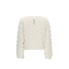 Like Flo Ella Flo girls fringes blouse Cream