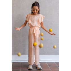 Like Flo Bowie Flo girls AOP jumpsuit Spring petals