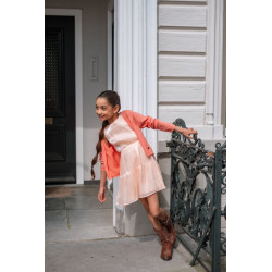 Like Flo Derby Flo girls cardigan Peach