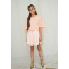 Like Flo Salina Flo girls skirt with cord in waistband Soft peach