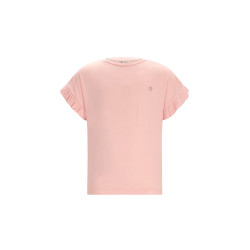 Like Flo Emma Flo girls ruffle sleeve end Soft peach