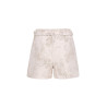 Like Flo Fay-Linn Flo girls jacquard short with shell belt Soft gold