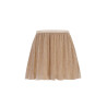 Like Flo Sara Flo girls plissé skirt with lining Soft gold