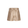 Like Flo Fay-Linn Flo girls fake leather short with shell belt Gold