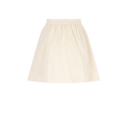 NoNo Ninu Embroidered Poplin Skirt Warm Grey