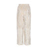 NoNo Sun Metallic Plissee Palazzo Pearled Ivory