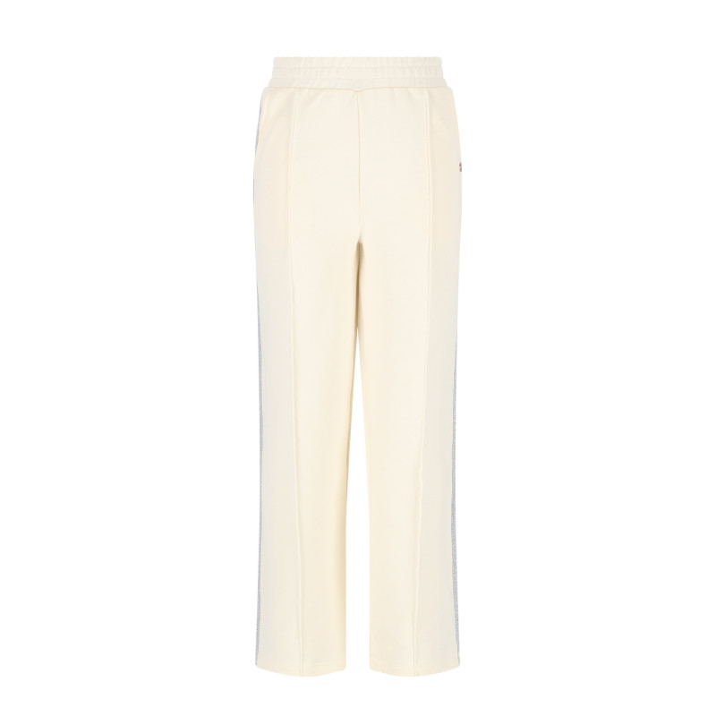 NoNo Sayla Travellers Interlock Palazzo Pants Pearled Ivory