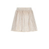 NoNo Nele Metallic Plissee Skirt Pearled Ivory
