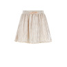 NoNo Nele Metallic Plissee Skirt Pearled Ivory