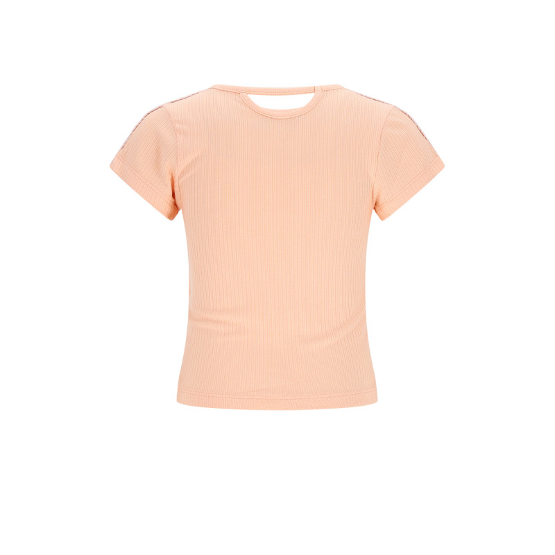 NoNo Kris Rib Jersey S/SL Tshirt Light Peach