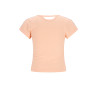 NoNo Kris Rib Jersey S/SL Tshirt Light Peach