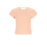 NoNo Kris Rib Jersey S/SL Tshirt Light Peach