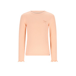 NoNo Kyoto Rib Jersey L/SL Tshirt Light Peach