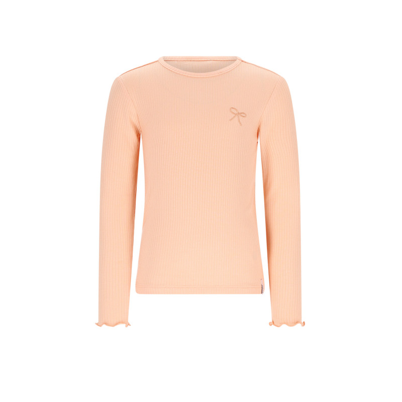 NoNo Kyoto Rib Jersey L/SL Tshirt Light Peach