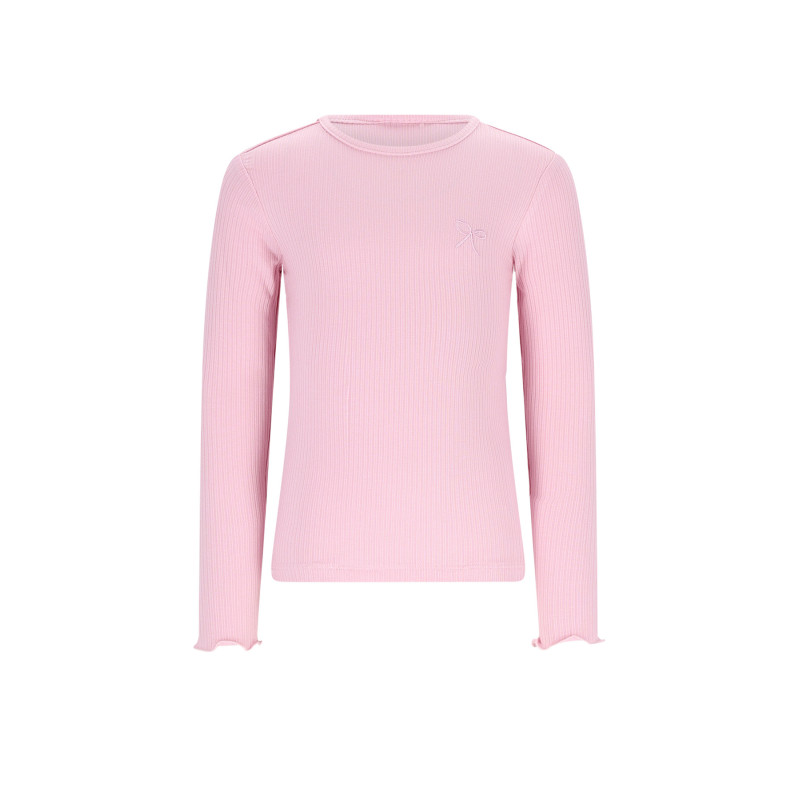 NoNo Kyoto Rib Jersey L/SL Tshirt Vintage Pink