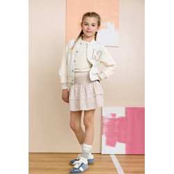 NoNo Kyoto Rib Jersey L/SL Tshirt Pearled Ivory