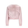 NoNo Door Foil Coated Fake Suede Jacket Vintage Pink