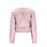 NoNo Door Foil Coated Fake Suede Jacket Vintage Pink