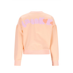 NoNo Kamis Sweater with Puffprint Light Peach