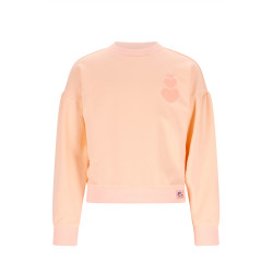 NoNo Kamis Sweater with Puffprint Light Peach