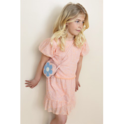 NoNo Tessy Embroidered Mesh Top Vintage Pink