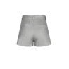 NoBell' Sevia Grey Denim Short with foil coating Warm Grey