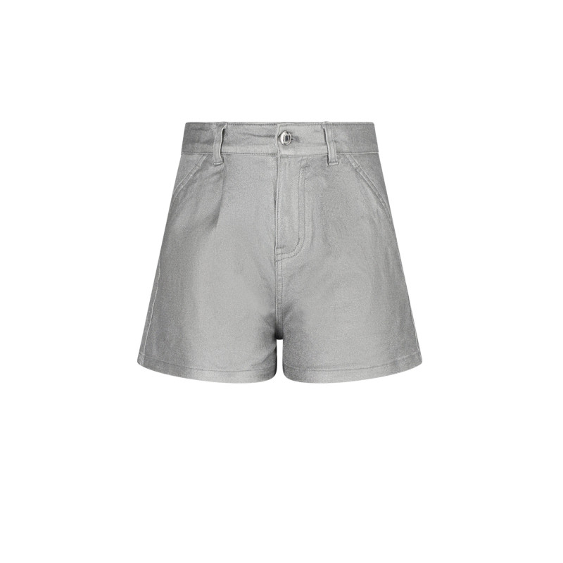 NoBell' Sevia Grey Denim Short with foil coating Warm Grey