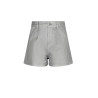 NoBell' Sevia Grey Denim Short with foil coating Warm Grey