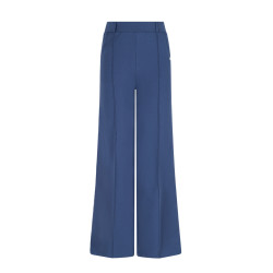 NoBell' Salet Palazzo Pants with contrast stripes Ensign Blue